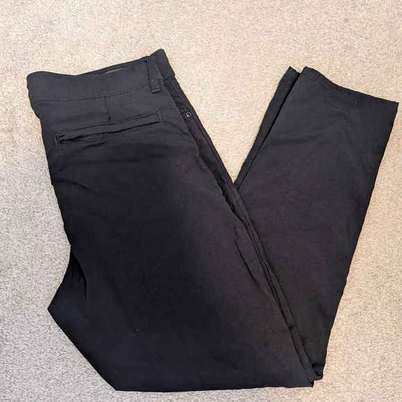 3 For $24 Weatherproof Men's Slim Black Pants - Picture 2 of 8